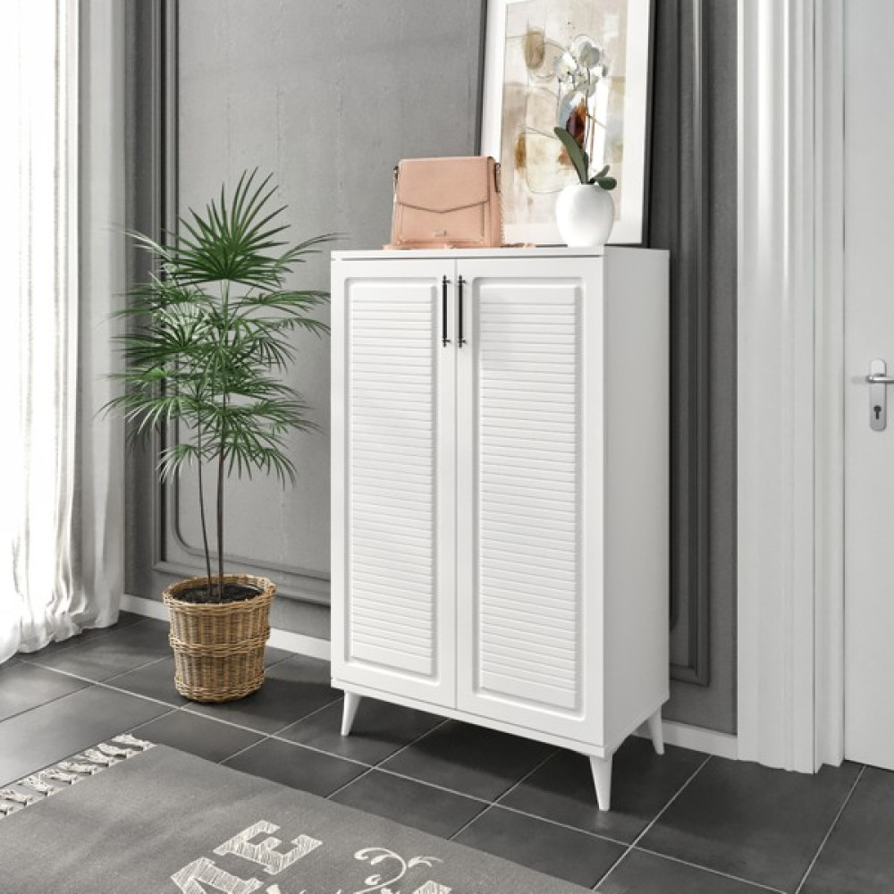 Baby Darling Wino 6 Bölmeli Ayakkabılık %100 Mdf - Beyaz Ayakkabılık Fiyatı