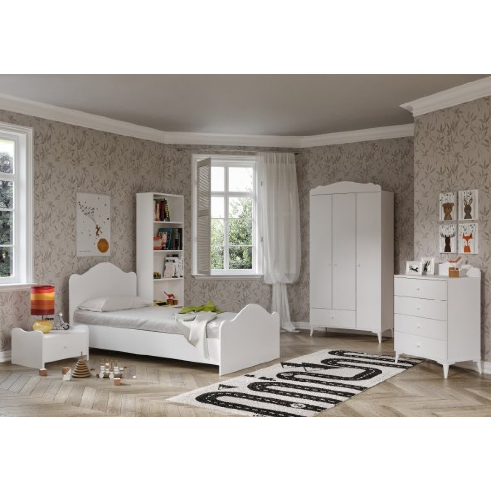 Baby Darling Zebra Cocuk Odasi Beyaz 100 Mdf Oda Mobilyası Takımı Fiyatı