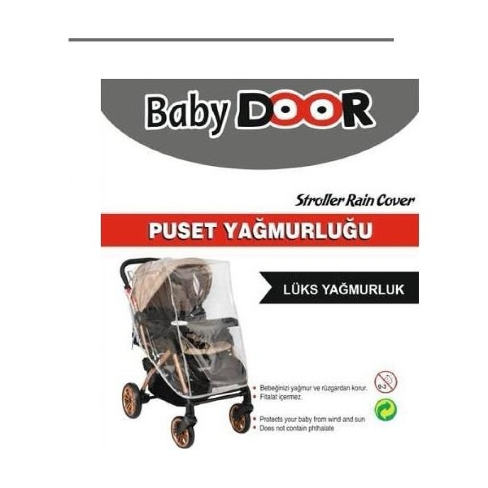Baby Door Babydoor Lüks Bebek Arabası Yağmurluğu Puset Yağmurluğu Lüx Yağmurluk Bebek Arabası-Puset Aksesuarı Fiyatı