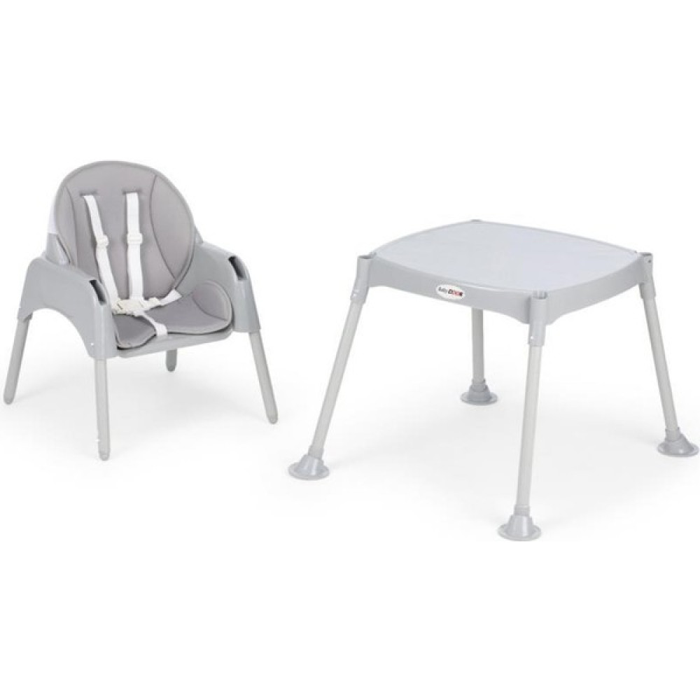 Baby Door Babydoor & Mama Dia Çalışma Masalı Pedli Mama Sandalyesi Gri 3 In 1 - Ahşap - Gri Mama Sandalyesi ve Aksesuarı Fiyatı