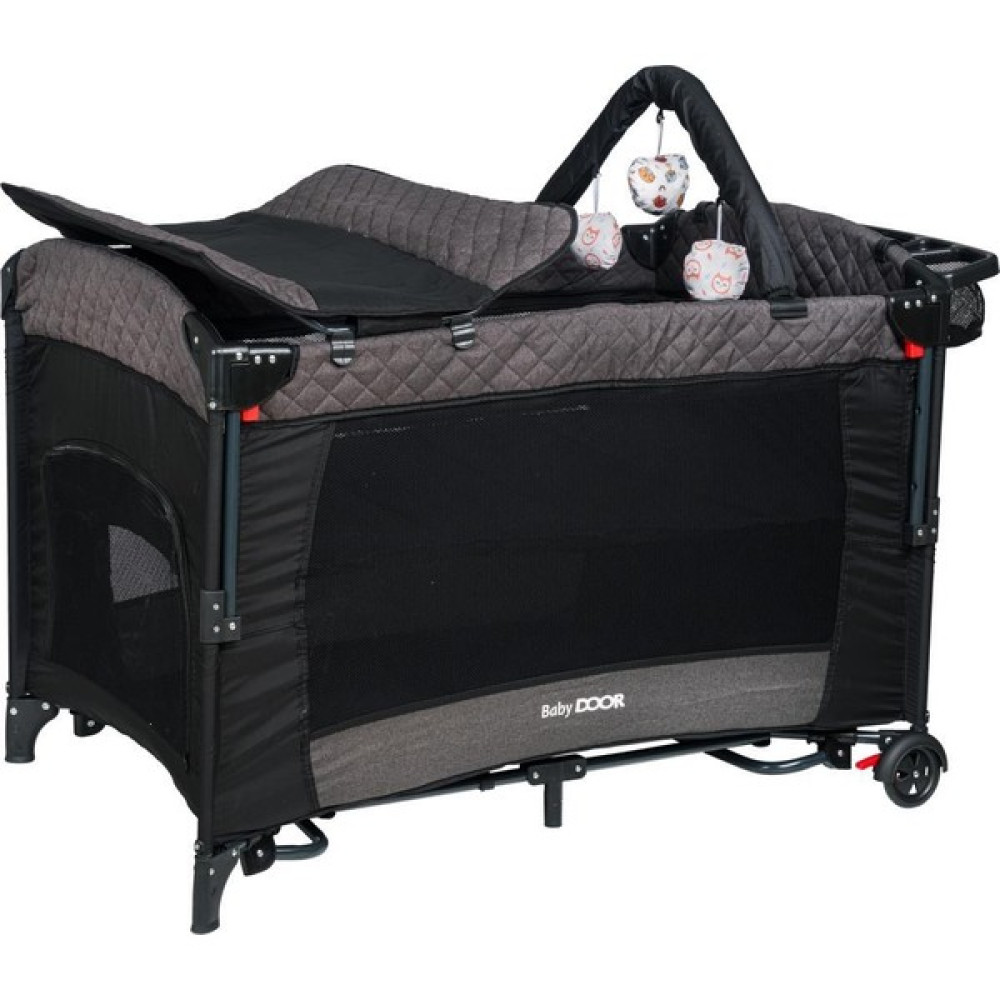 Baby Door Mia Comfort Anne Yanı Park Yatak Oyun Parkı Antrasit 70X110 cm - 70 x 110 Park Yatak / Oyun Parkı Fiyatı