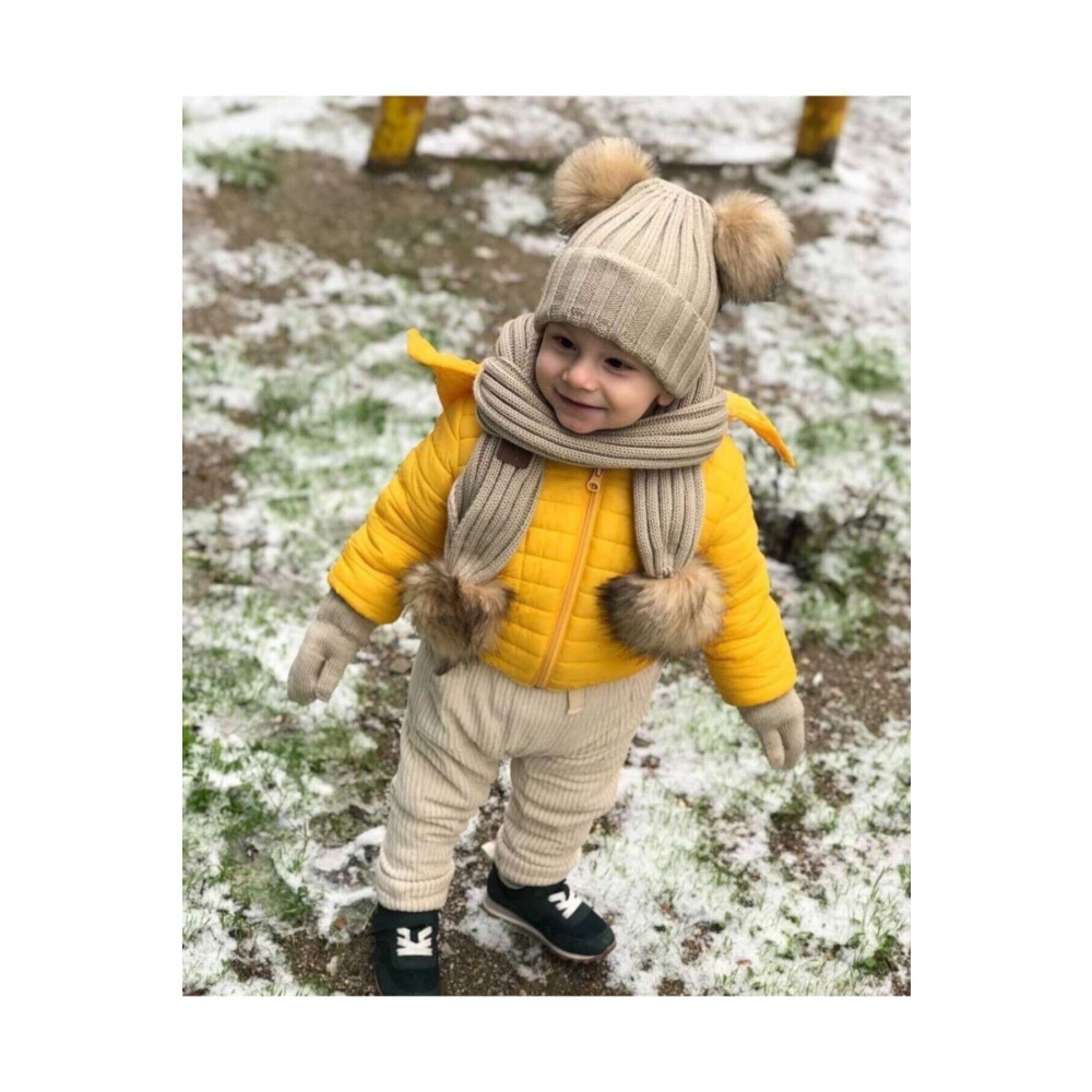 Baby Dora Ponponlu Atkı & Bere 2li Takım 7-10 Yaş Beden Eldiven & Kolluk Fiyatı