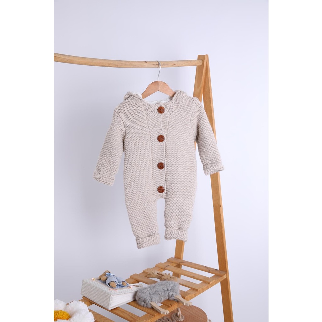 Baby Hola Babyhola %100 Kalın Triko Içi Velsoft Tulum Kız Erkek Bebek Çocuk Ponpon Kapüşonlu Kışlık Dış Tulum 5716 Giyim & İç Giyim Fiyatı