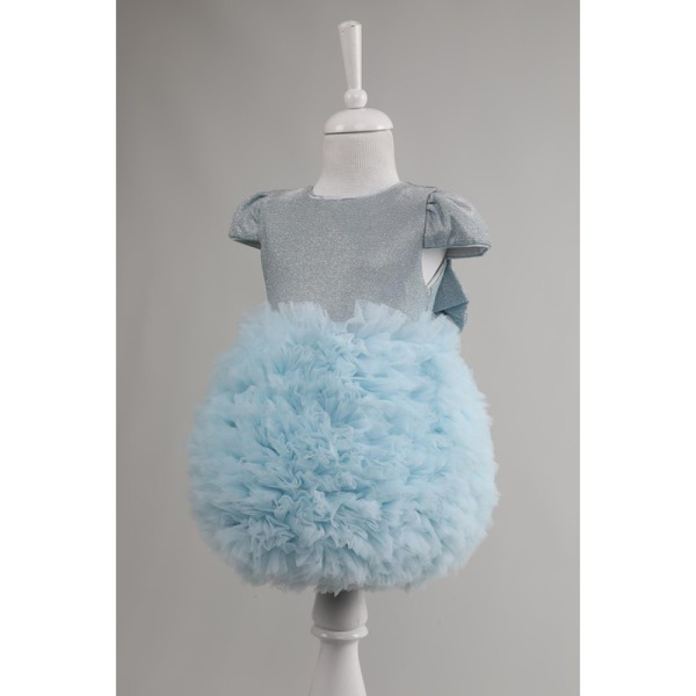 Baby Hola Tütü Pırıltılı Bebek Elbisesi Mavi Bebek Elbisesi Fiyatı