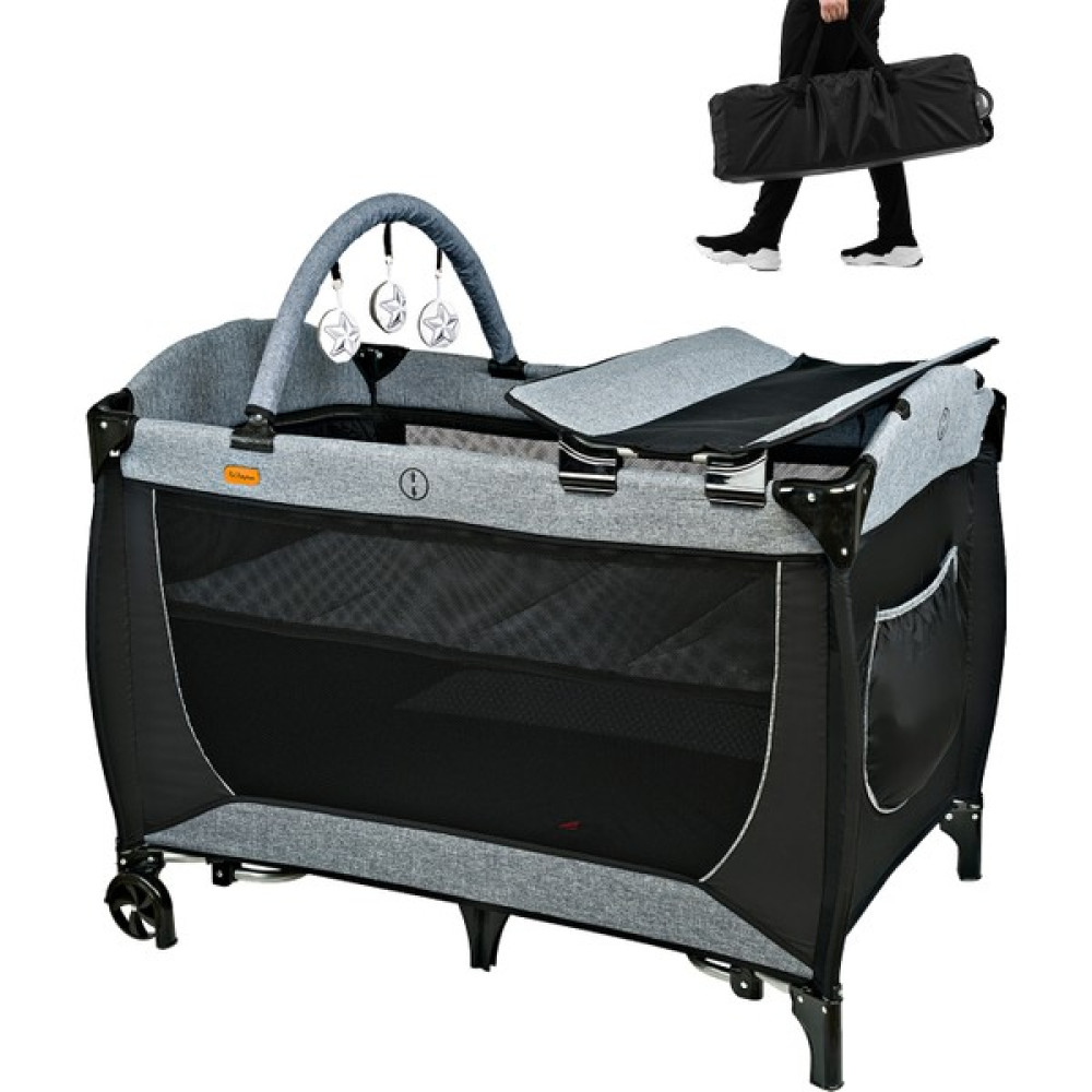 Baby Home 560 Golite 70X110 Bebek Oyun Parkı Yatak Sepet Beşik - 70 x 110 cm - Gri Park Yatak / Oyun Parkı Fiyatı