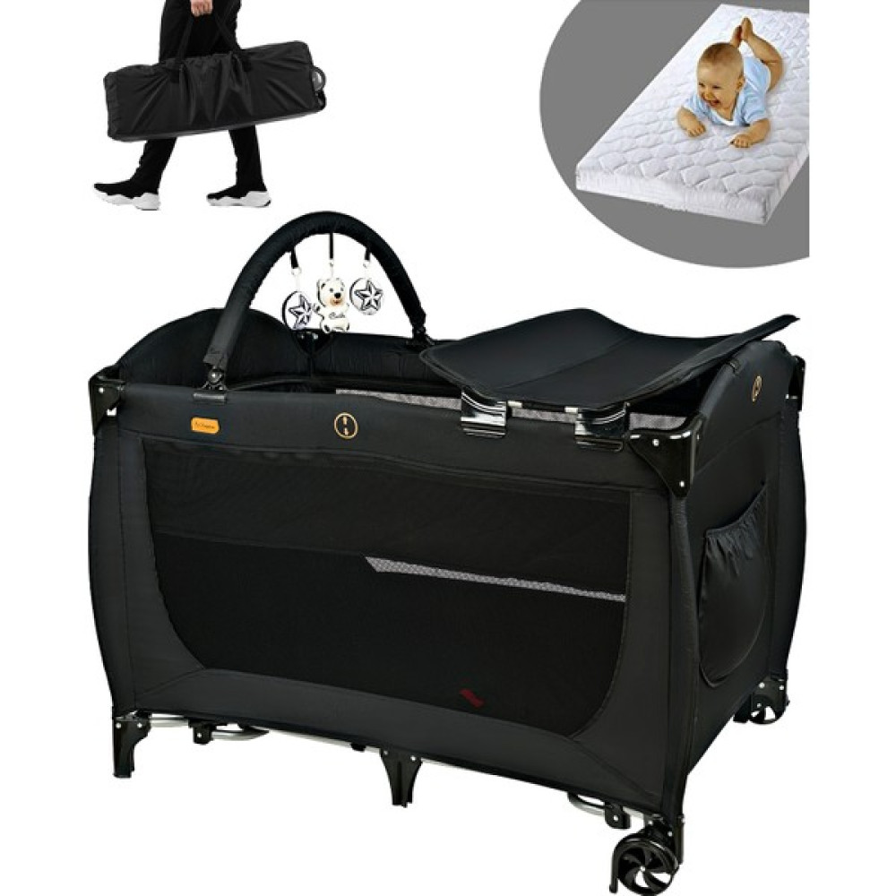 Baby Home 560 Golite 70X110 Bebek Oyun Parkı Yatak Sepet Beşik Sünger Yatak Hediye - 70 x 110 cm - Siyah Park Yatak / Oyun Parkı Fiyatı