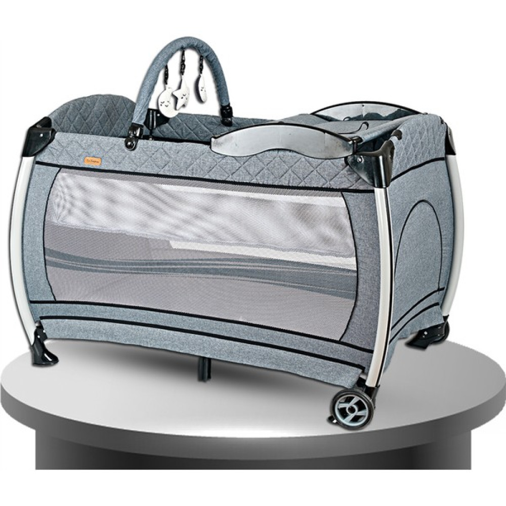 Baby Home 600 Nanny 70x110 Bebek Oyun Parkı Park Yatak Beşik - Gri Park Yatak / Oyun Parkı Fiyatı