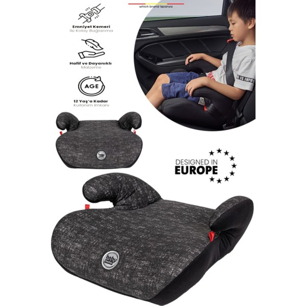 Baby Home 905 Gotime 15 36 kg Yükseltici Oto Koltuğu - Siyah Bebek Oto Koltuk Yükseltici Fiyatı