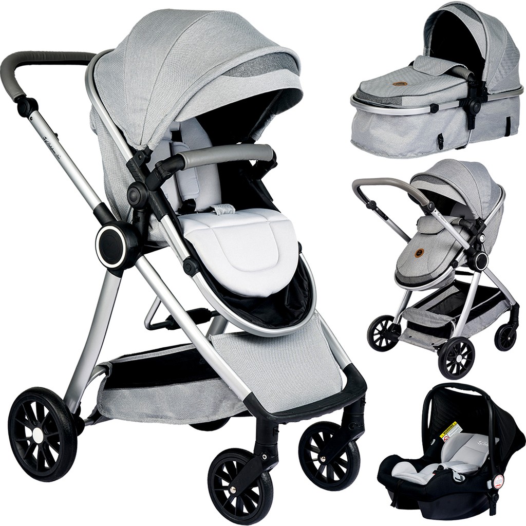 Baby Home 990 Neo Seyahat Sistem 6 In 1 Travel Sistem Bebek Arabası - Gri Bebek Arabası ve Pusetler Fiyatı