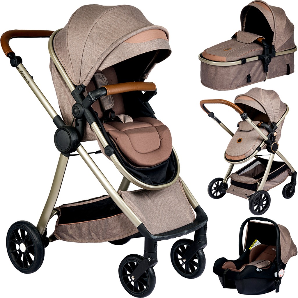 Baby Home 990 Neo Seyahat Sistem 6 In 1 Travel Sistem Bebek Arabası - Kahverengi Bebek Arabası ve Pusetler Fiyatı