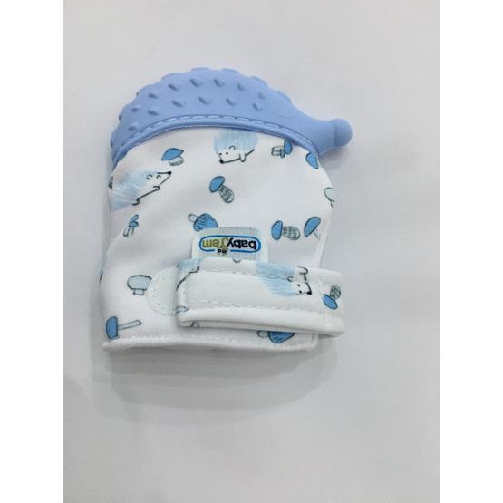 Baby Jem Mavi Diş Kaşıyıcı Eldiven