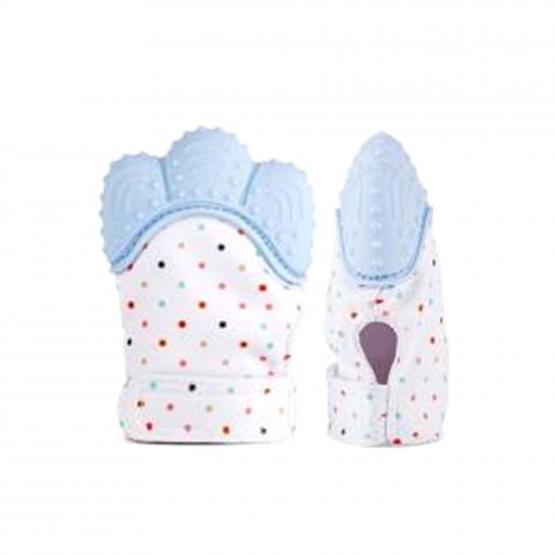 Baby Jem Mavi Diş Kaşıyıcı Eldiven