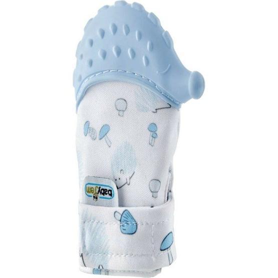 Baby Jem Mavi Diş Kaşıyıcı Eldiven