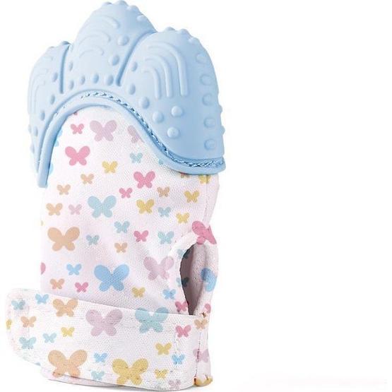 Baby Jem Mavi Diş Kaşıyıcı Eldiven