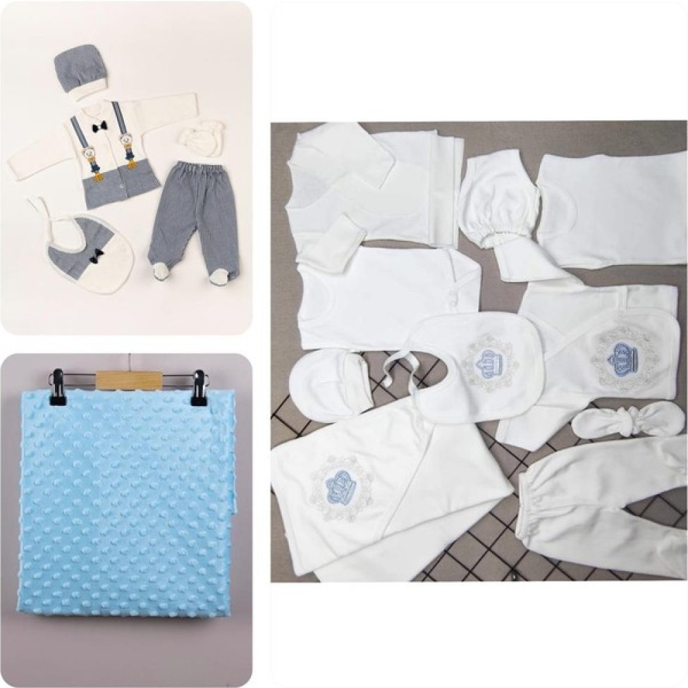 Baby Kids Colors Hastahane Çıkışı Ekonomik 3'lü Set Bebek Hastane Çıkışı Fiyatı