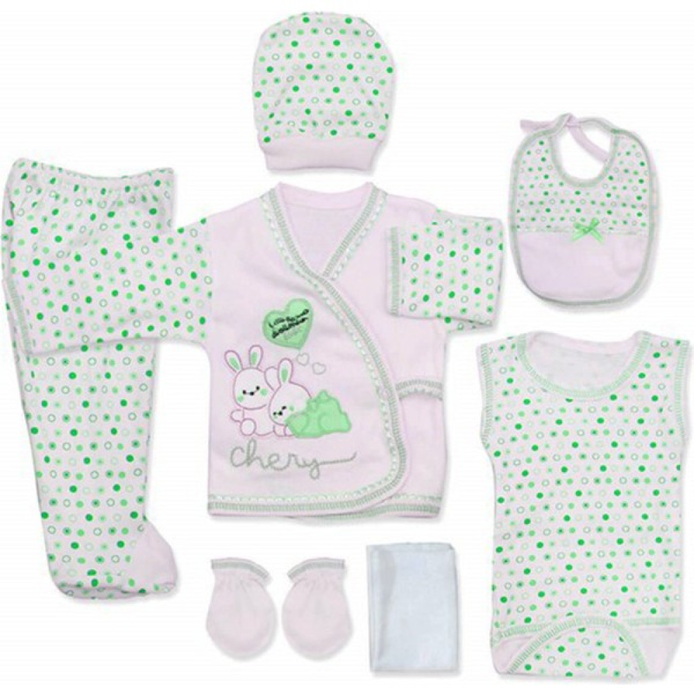 Baby Kids Colors Yenidoğan Bebek 7'li Hastahane Çıkış Seti Bebek Hastane Çıkışı Fiyatı