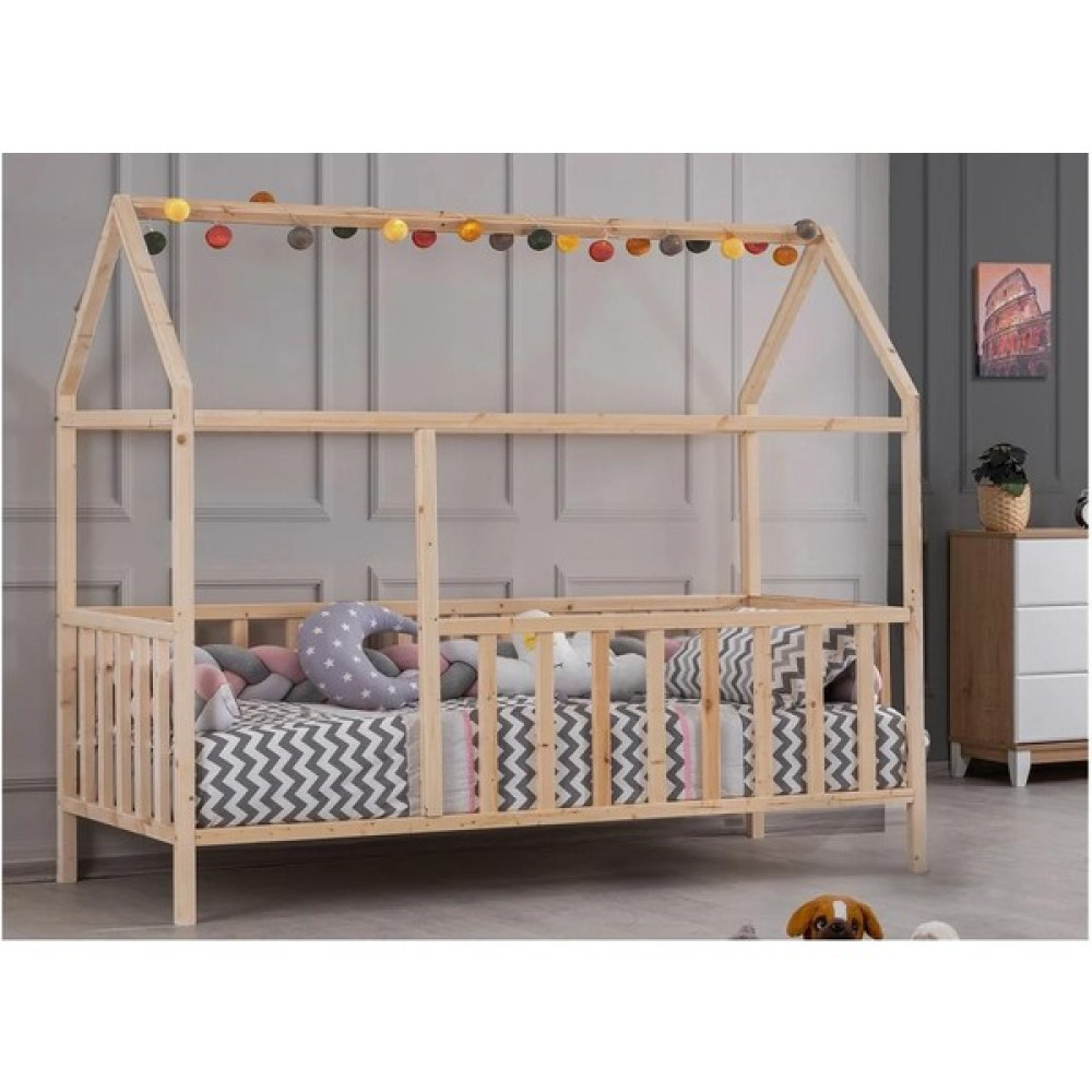 Baby Kinder Crystal Montessori Doğal Bebek ve Çocuk Karyolası - 70 x 130 cm - Çam Karyola Fiyatı