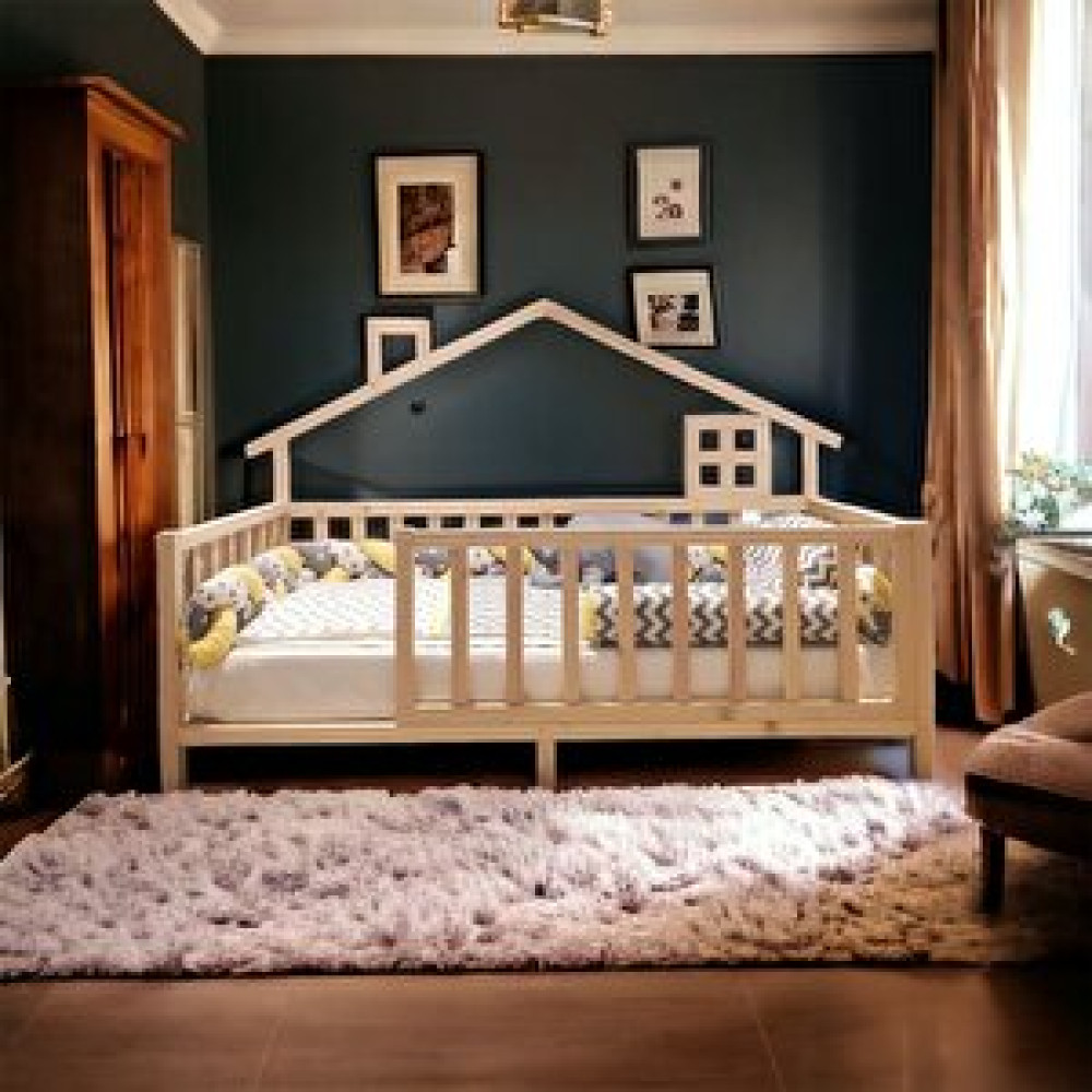 Baby Kinder Luxury Doğal Montessori Bebek Ve Çocuk Karyolası 80x180 cm Karyola Fiyatı
