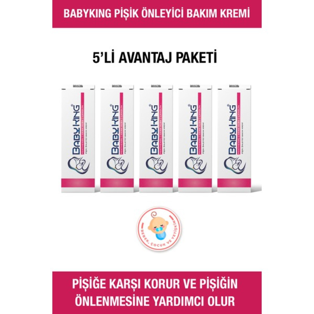 Baby King Pişik Önleyici Bakım Kremi 37 gr 5 Adet Pişik Önleyici Krem Fiyatı