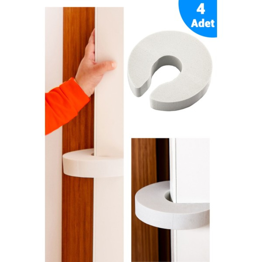 Baby Lock 4 Adet Bebek Çocuk Kapı Koruyucu & Kapı Stoperi Bebek Güvenlik Fiyatı