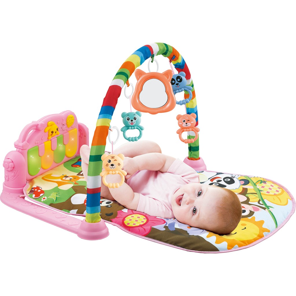 Baby Londy Müzikli Piyanolu Bebek Oyun Halısı - Pembe - 58 x 72 x 43 cm Diğer Fiyatı