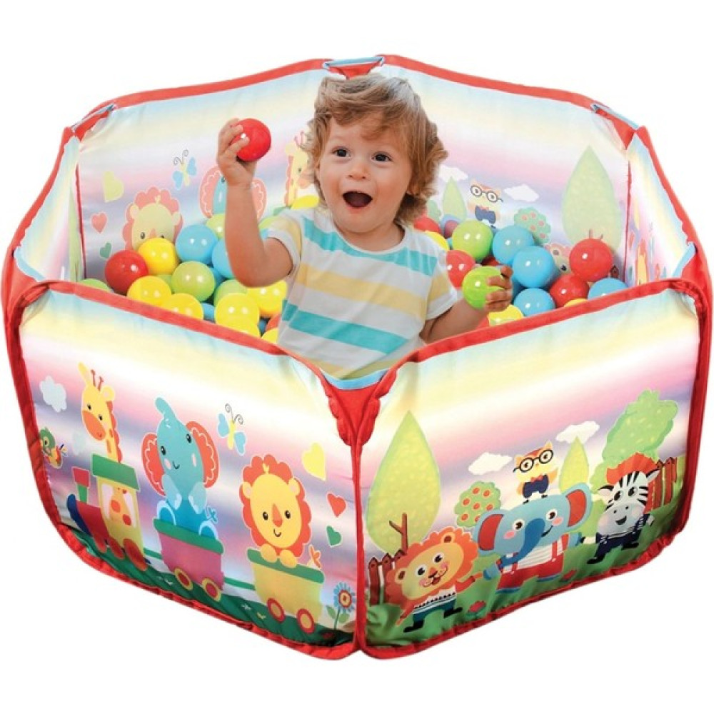 Baby Marine Katlanabilir Top Havuzu + 6 cm 100 Adet Havuz Topu Açık Hava, Deniz ve Spor Oyuncakları Fiyatı