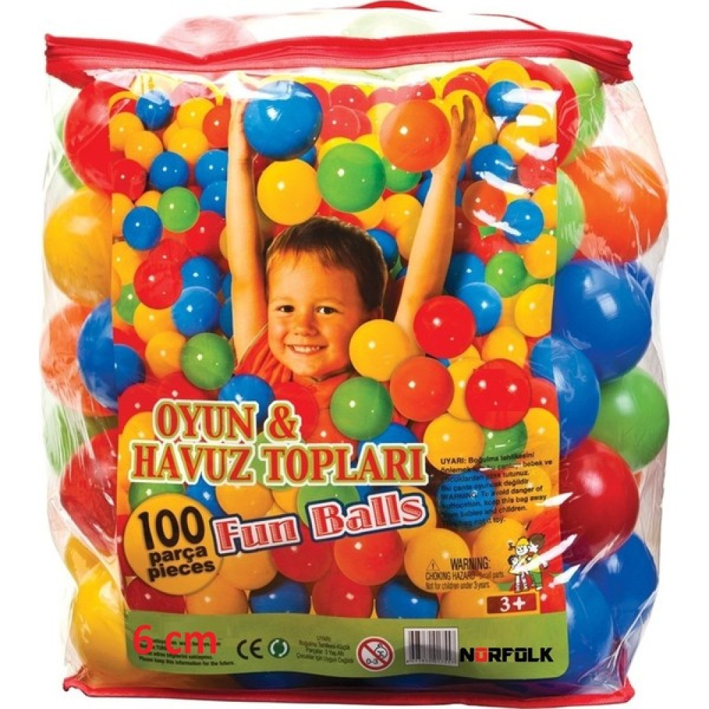 Baby Marine Oyun Havuzu Topları 6 cm 100'lü - Şişme Havuz Topu - Torbada Açık Hava, Deniz ve Spor Oyuncakları Fiyatı