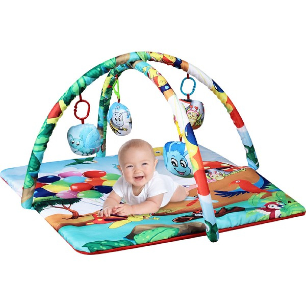 Baby Marine Oyuncaklı Oyun Halısı - Oyun Minderi - Neşeli Hayvanlar - 60 x 75 cm - Renkli Oyuncak Fiyatı