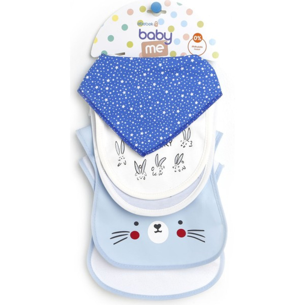 Baby Me Mama Önlüğü Seti 5li - Mavi Mama Önlüğü Fiyatı