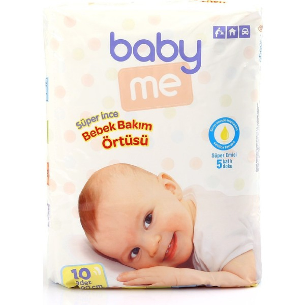 Baby Me Süper İnce Alt Değiştirme Örtüsü 10 Adet 60*90 Bebek Alt Açma Minderi Fiyatı