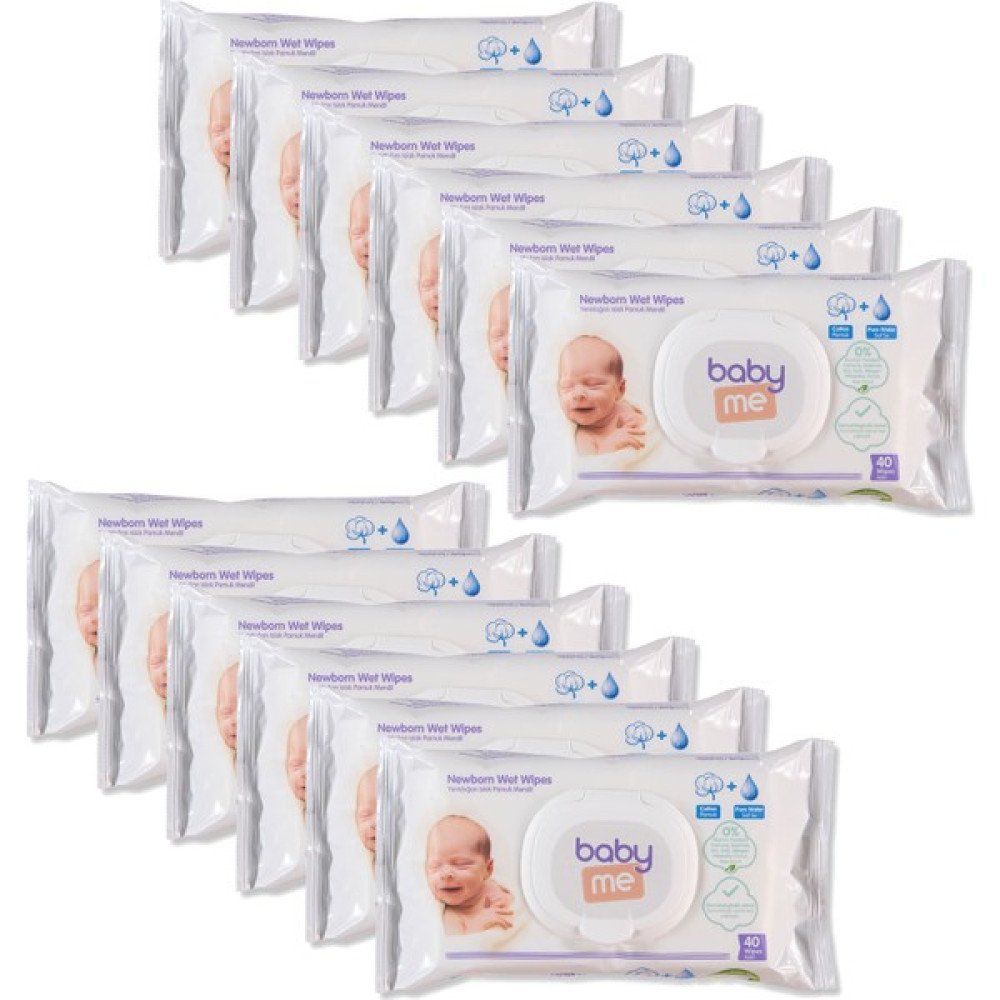 Baby Me Yenidoğan Pamuk Mendil 12*40ADET Bebek Bakım Fiyatı