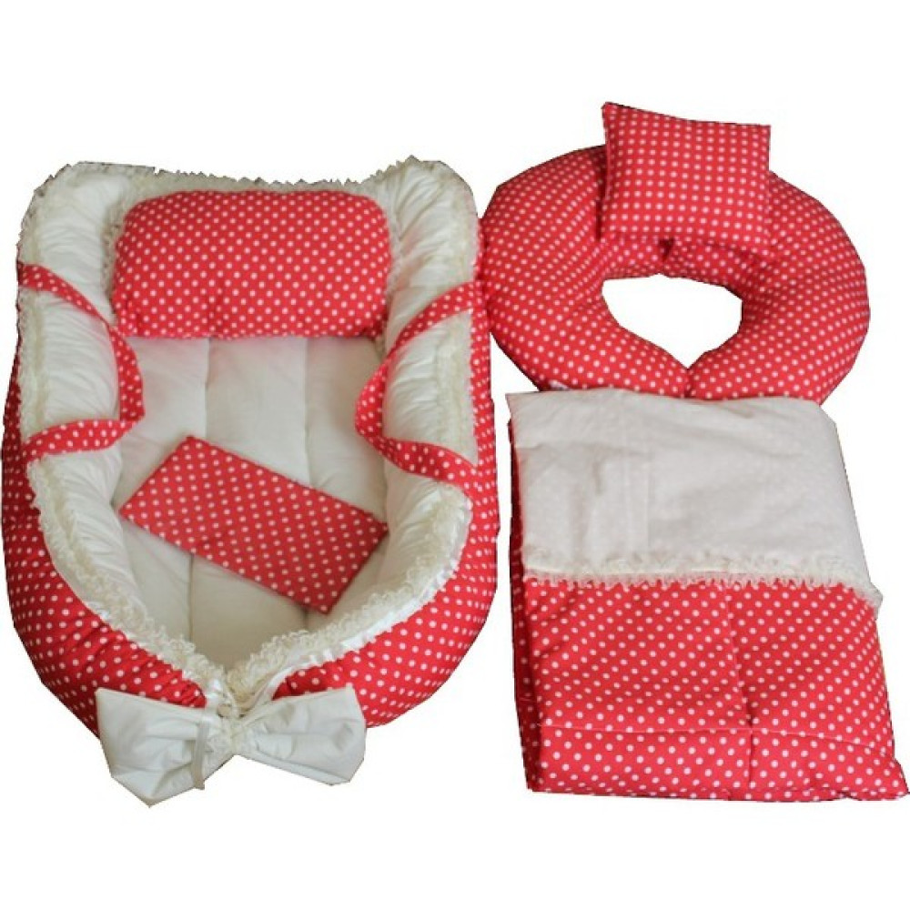 Baby Nest Bebek Yatak+Pike + Emzirme Destek +Emzirme Önlüğü Set - Nar Çiçeği Ana Kucağı ve Oto Koltuğu Fiyatı