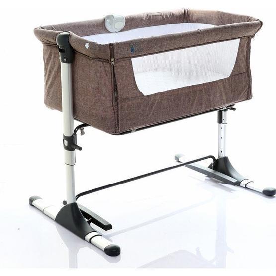 Baby&Plus Safe Side Kahverengi Anne Yanı Beşiği
