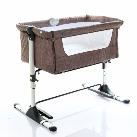 Baby&Plus Safe Side Kahverengi Anne Yanı Beşiği