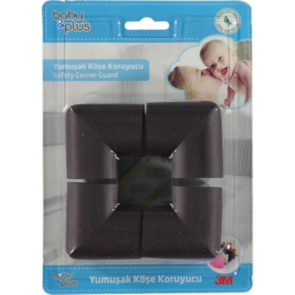 Baby Plus Soft Köşe Koruyucu 5 X 5 X 34 Cm - Kahverengi Bebek Güvenlik Fiyatı