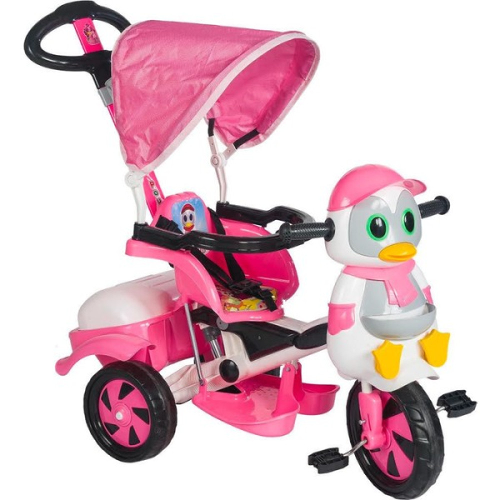 Baby Poufi Penguen Ebeveyn Kontrollü Bisiklet Pembe Açık Hava, Deniz ve Spor Oyuncakları Fiyatı