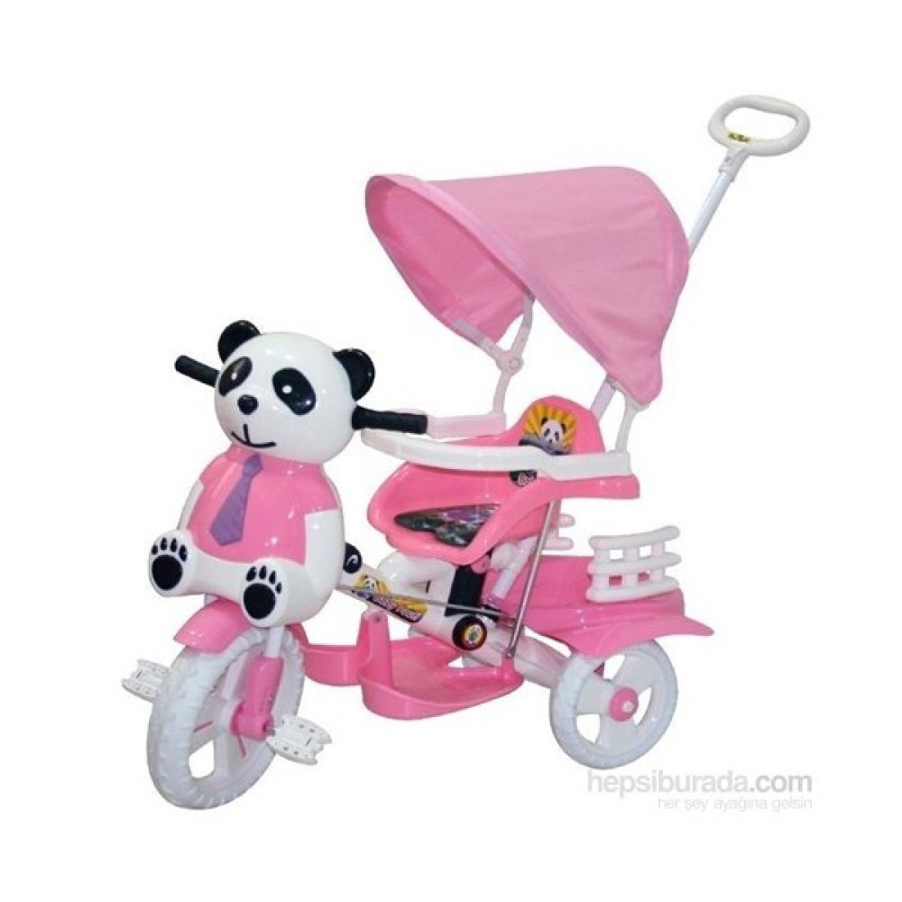 Baby Poufi Sevimli Panda Tenteli Çocuk Biskleti Pembe Açık Hava, Deniz ve Spor Oyuncakları Fiyatı