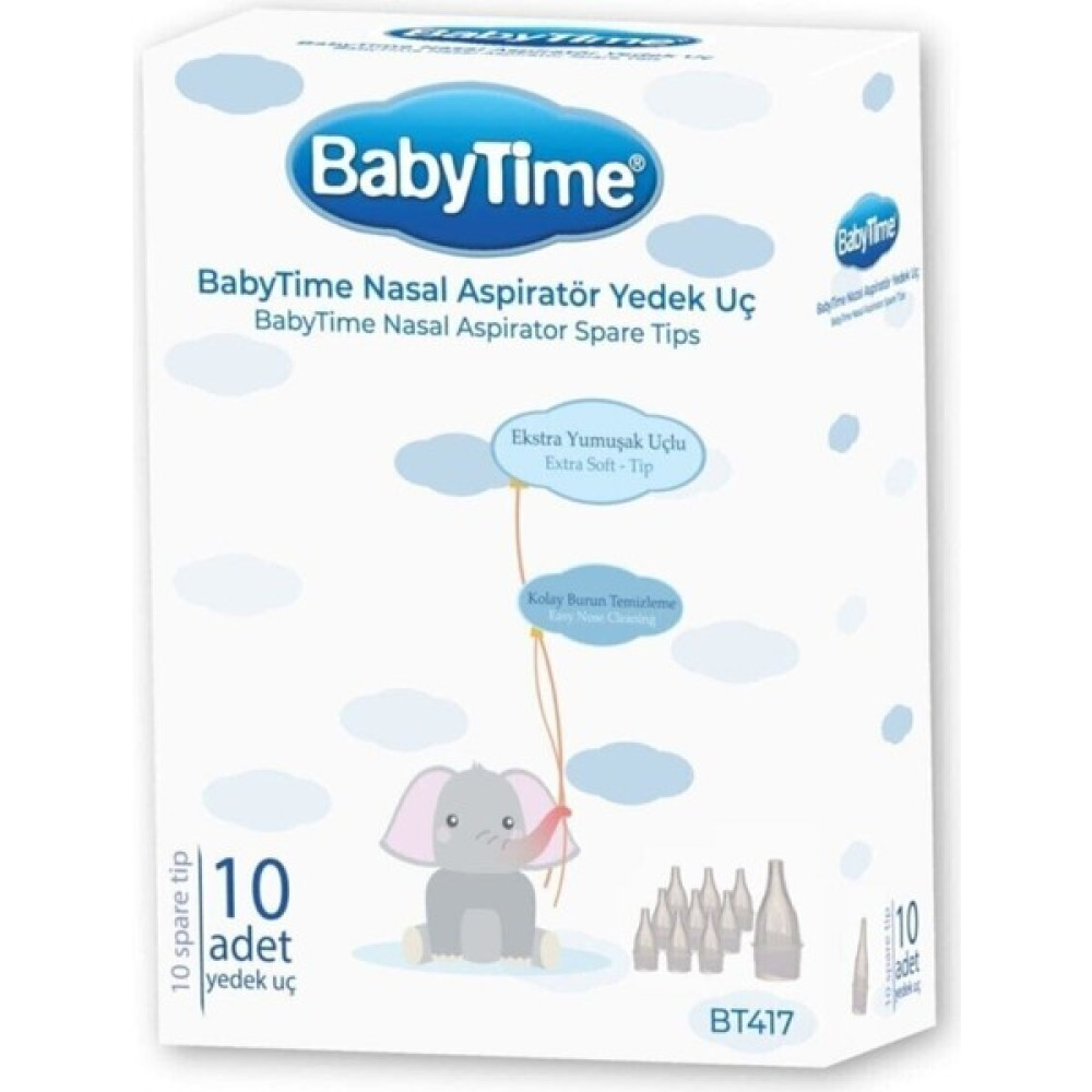 Baby Time Babytime Nazal Aspiratör Yedek Ucu BT417 - 0 - 3 Yaş Burun Aspiratörü Fiyatı