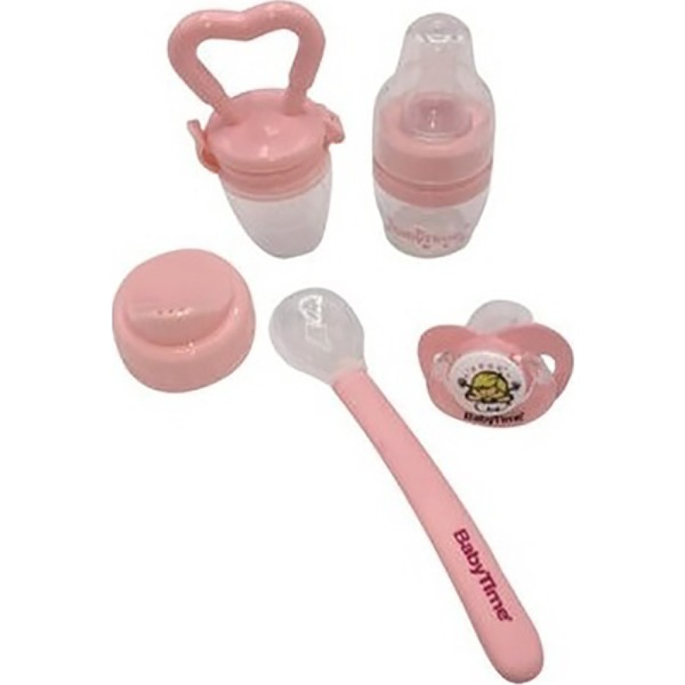 Baby Time Pratik 5'li Beslenme Seti - Pembe Mama Seti Fiyatı