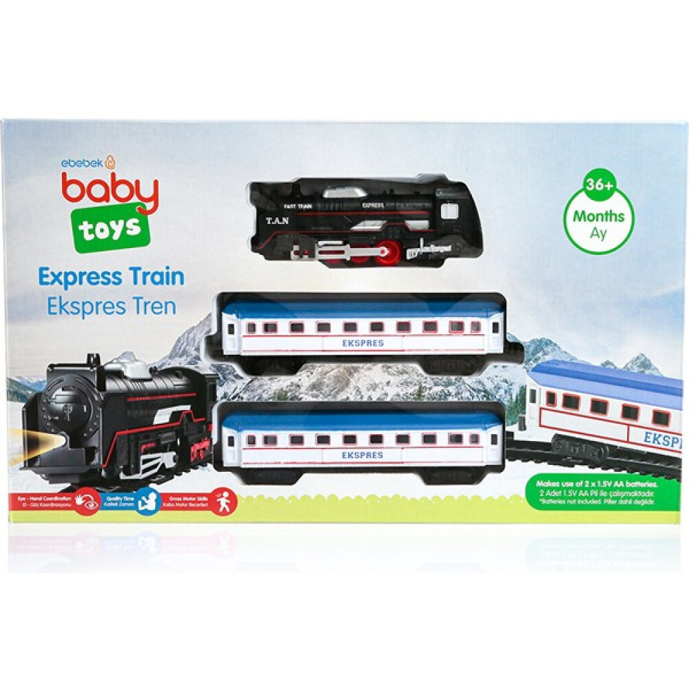 Baby Toys Ekspres Tren - Renkli Oyuncak Araç Fiyatı