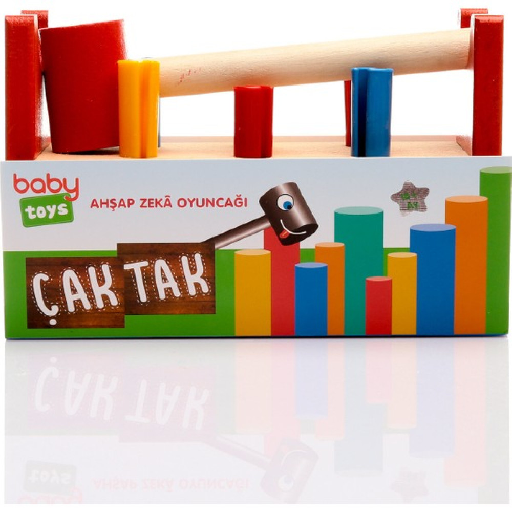 Baby Toys Montessori Ahşap Çak Tak Oyunu Bebek Oyuncakları Fiyatı