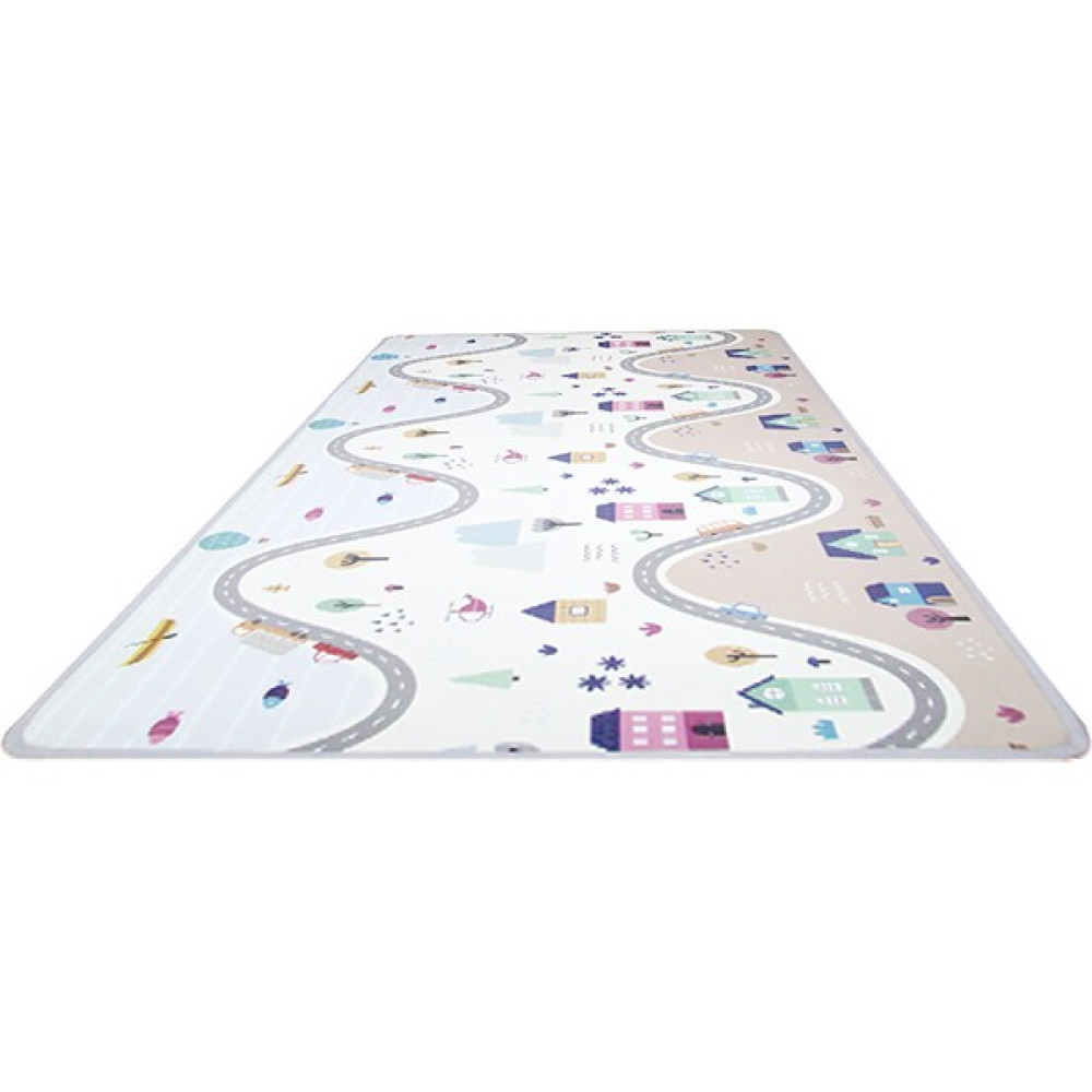 Baby Toys Mutlu Şehir Katlanır Oyun Matı - Renkli - 120 x 220 x 10 mm Oyuncak Fiyatı