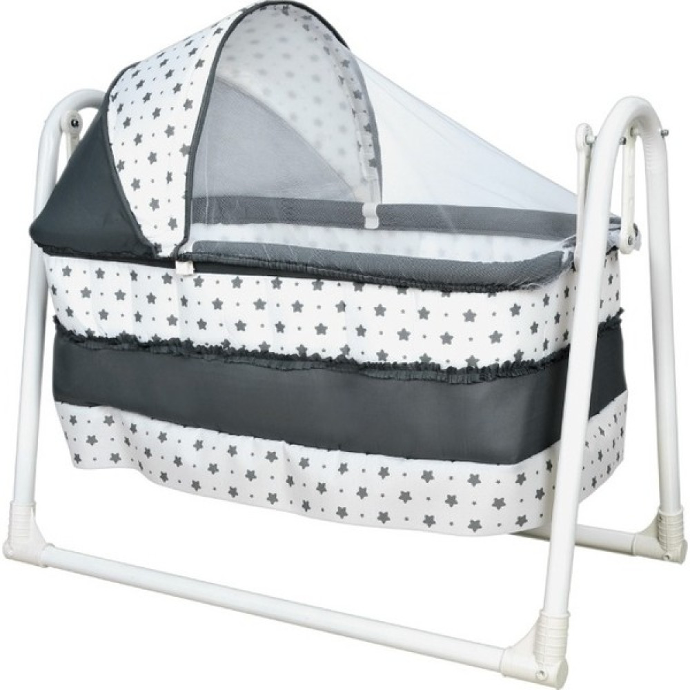 Baby Trend Babytrend Lüx Sepet Beşik Portatif Bebek Beşiği Sallanır Beşik - 45-85 - Açık Gri Beşik Fiyatı