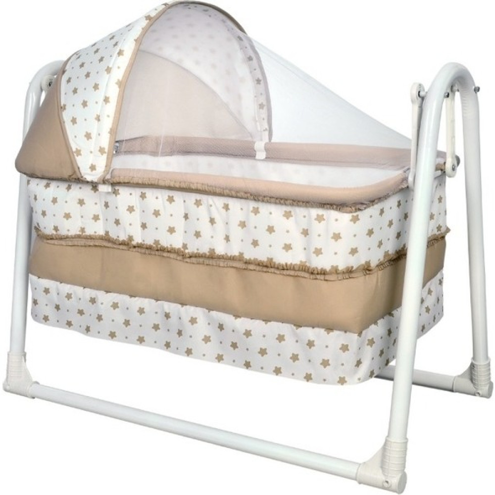 Baby Trend Babytrend Lüx Sepet Beşik Portatif Bebek Beşiği Sallanır Beşik - 45-85 - Bej - Kahverengi Beşik Fiyatı