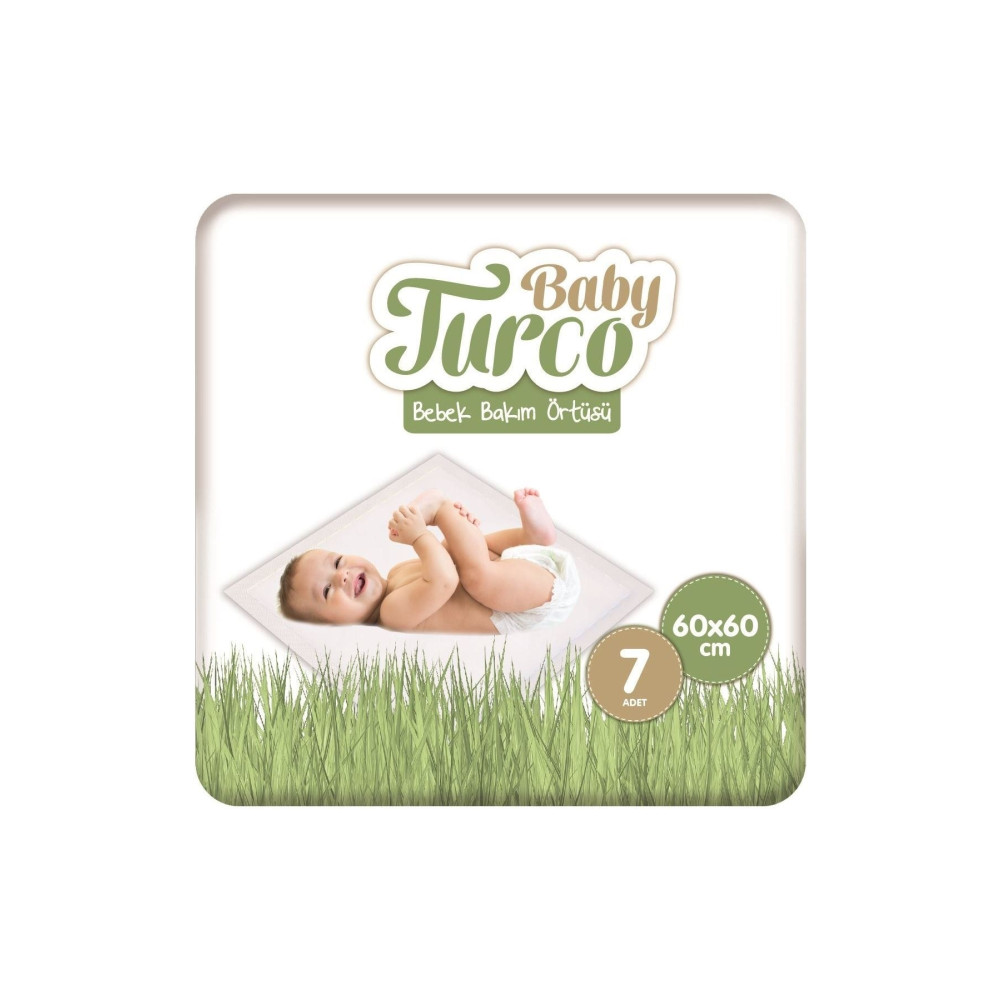 Baby Turco Bebek Bakım Örtüsü 60x60 Cm 7 Adet Bebek Alt Açma Örtüsü Fiyatı