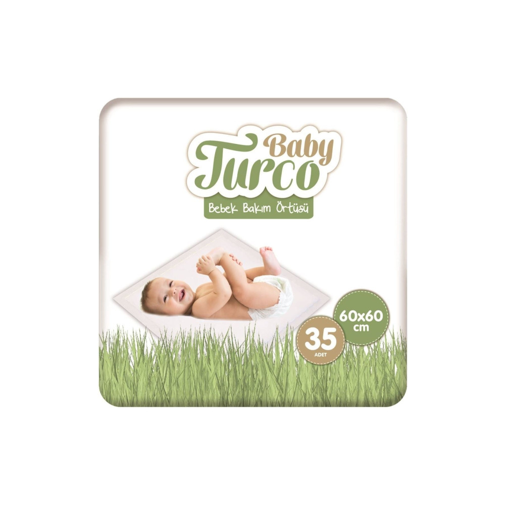 Baby Turco Bebek Bakım Örtüsü 60x60 Cm 7x5 35 Adet Bebek Alt Açma Örtüsü Fiyatı