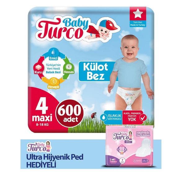 Baby Turco No:4 Maxi Külot Bebek Bezi