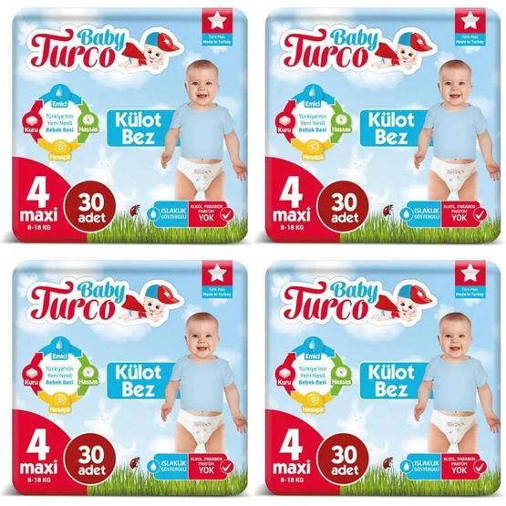 Baby Turco No:4 Maxi Külot Bebek Bezi