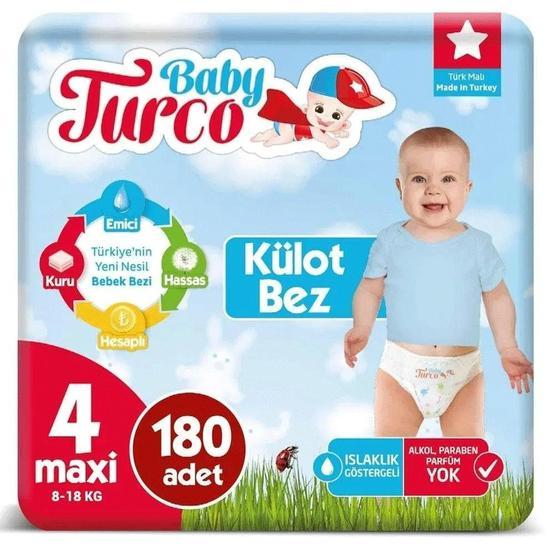 Baby Turco No:4 Maxi Külot Bebek Bezi