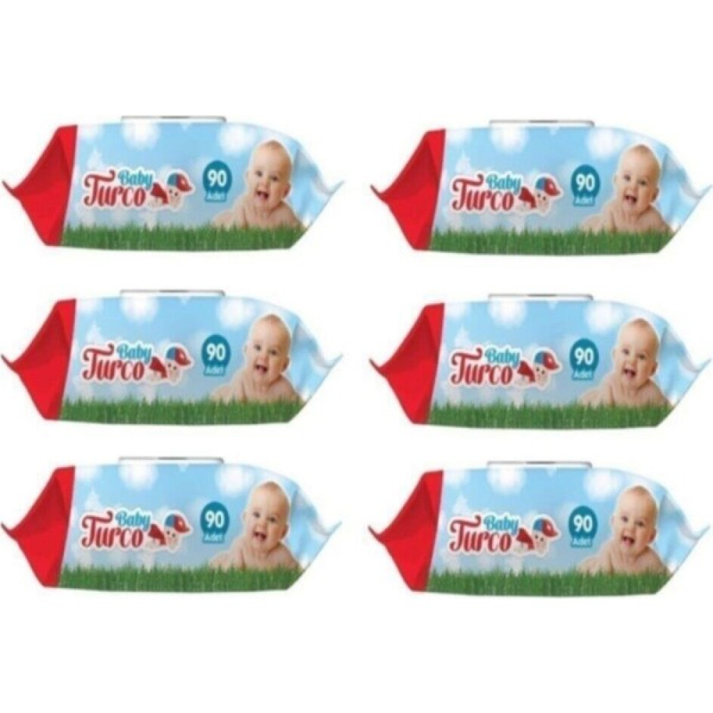 Baby Turko 90'lı Havlu Kapaklı Islak Mendil 90×6 Bebek Bakım Fiyatı